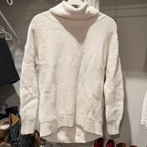Old Navy Cream Cowl Neck Sweater